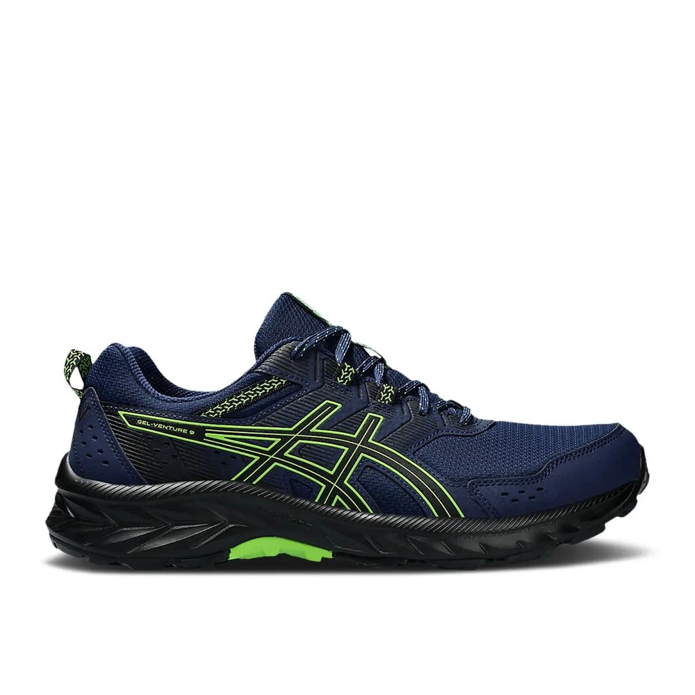 Mens Size 8.5- ASICS Gel Venture 9 Blue Expanse/Black Trail Hiking Running Shoes